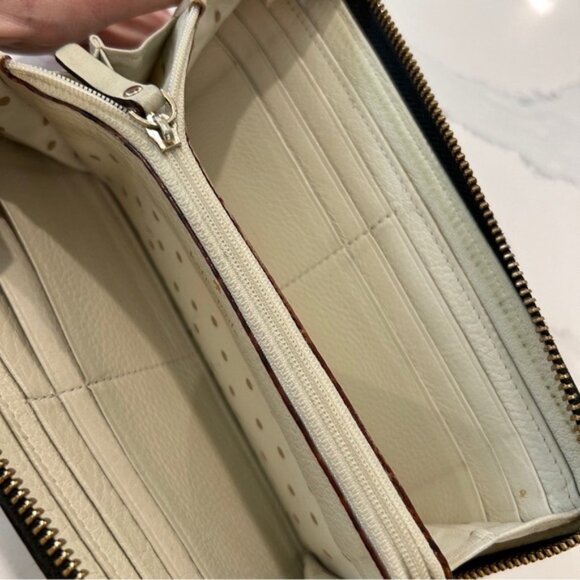 Kate Spade Black Leather Cameron Long Wallet - Picture 7 of 13